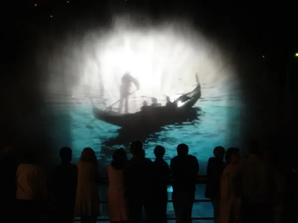 écran d'eau 11 aquatique show
