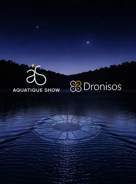 Aquastage floating drone by Aquatique Show and Dronisos 2