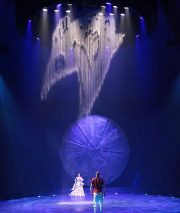 Aqua Graphic water curtain Cirque du Soleil Luzia world tour 1