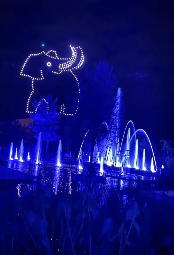 Spectacle d'eau sur mesure Soprema Strabourg 10