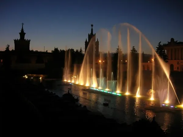 custom made water show moscow russia red square
