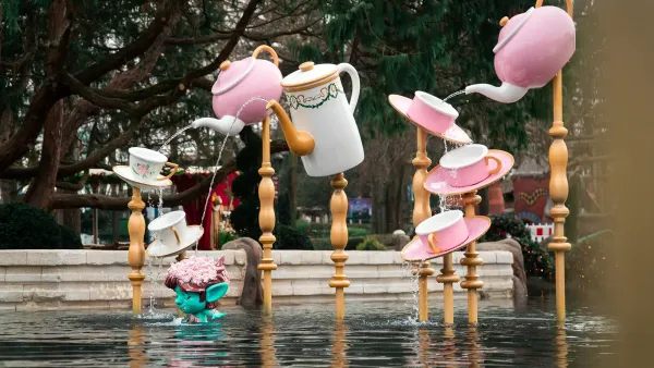 Effets d'eau théière josefina europa park