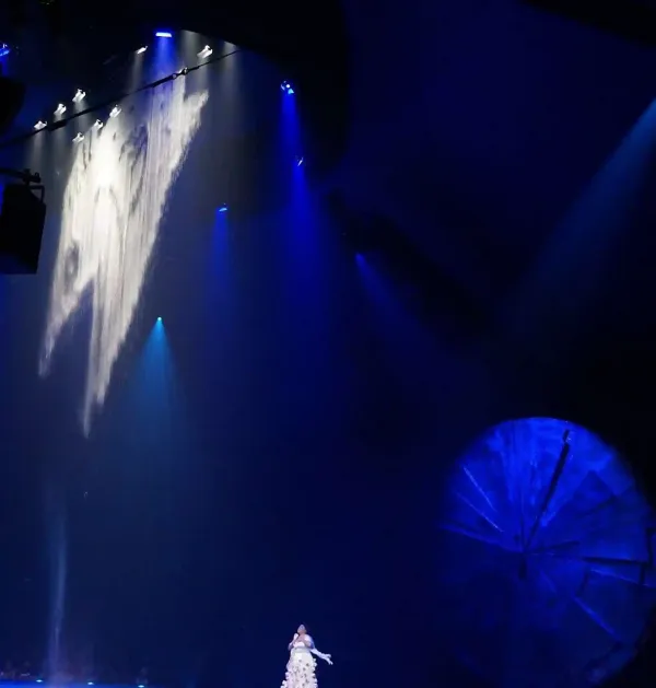 Aqua Graphic water curtain Cirque du Soleil Luzia world tour 4