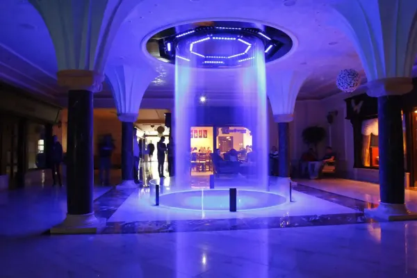 Aqua Graphic water curtain Czech Republic Neuhaus 2