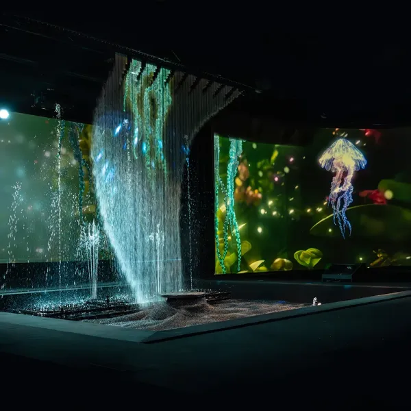 aqua graphic water curtain lido 2025 6