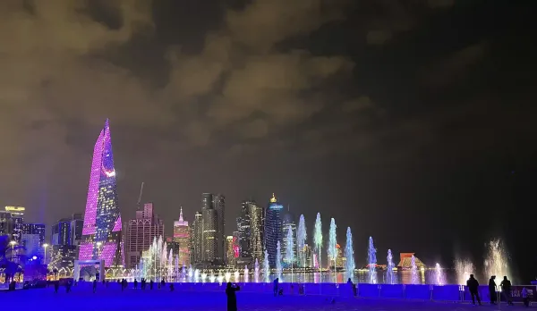 spectacle aquatique sur mesure doha lights festival 3